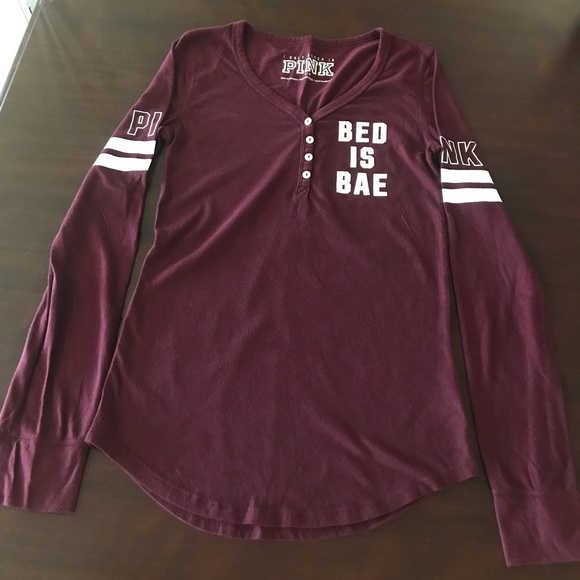 SOLD -on Mercari -I only sleep in PINK long sleeve - Picture 2 of 4